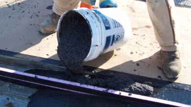 Wabo®Crete II being poured on job site