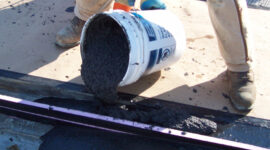 Wabo®Crete II being poured on job site